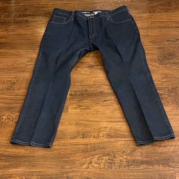Carhartt Other - Carhartt Men’s Straight Fit Dark Blue Jeans, Sz. 42x30.